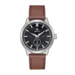 Heritor Argento Automatic Black Dial Men's Watch HERHS3805