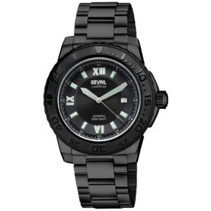 Gevril Seacloud Automatic Black Dial Men's Watch 31229B