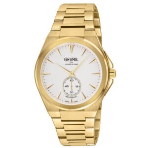 Gevril Montauk Hand Wind White Dial Men's Watch 49912B