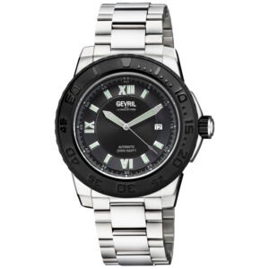 Gevril Seacloud Automatic Black Dial Men's Watch 31249B