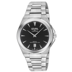 Gevril Montauk Quartz Black Dial Men's Watch 49900B