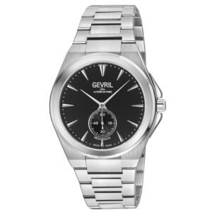 Gevril Montauk Hand Wind Black Dial Men's Watch 49910B