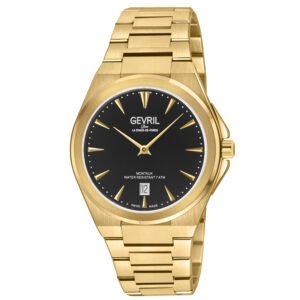 Gevril Montauk Quartz Black Dial Men's Watch 49902B