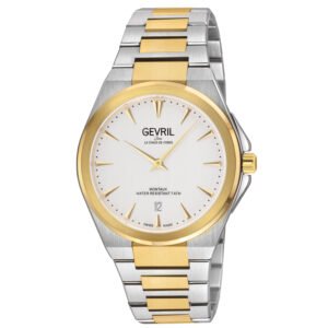 Gevril Montauk Quartz White Dial Men's Watch 49904B