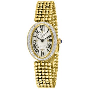 GV2 by Gevril Piazza Navona Quartz White Dial Ladies Watch 14811B
