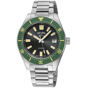 Gevril Mariner Row Automatic Black Dial Men's Watch 46905B