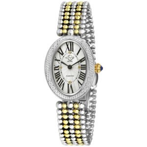 GV2 by Gevril Piazza Navona Quartz White Dial Ladies Watch 14812B