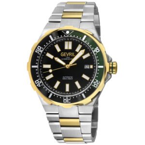 Gevril Ticonic Automatic Black Dial Men's Watch 48994B