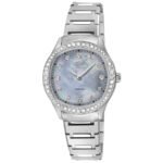 Gevril Morcote Diamond Mother of Pearl Dial Ladies Watch 19246B