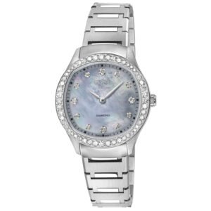 Gevril Morcote Diamond Mother of Pearl Dial Ladies Watch 19246B