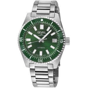 Gevril Atlantic Avenue Automatic Green Dial Men's Watch 47202B