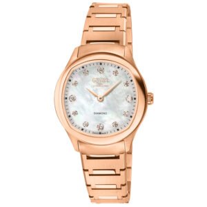 Gevril Morcote Diamond Mother of Pearl Dial Ladies Watch 19051B