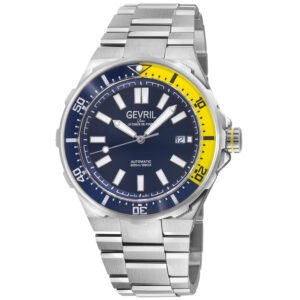 Gevril Ticonic Automatic Blue Dial Men's Watch 48992B