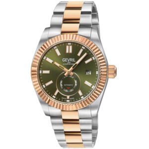 Gevril West Village Automatic Green Dial Men's Watch 48987B