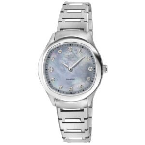 Gevril Morcote Diamond Mother of Pearl Dial Ladies Watch 19046B