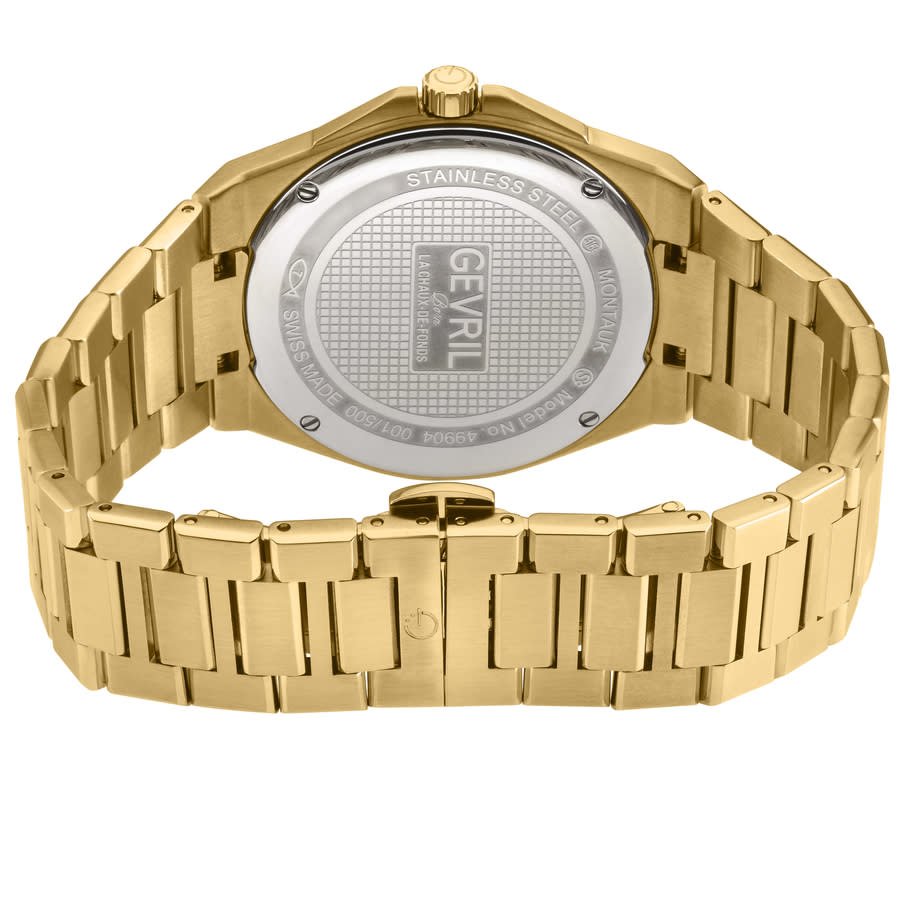 Gevril Montauk Quartz White Dial Men's Watch 49903B - Image 3