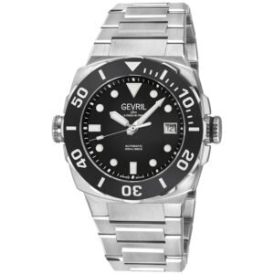 Gevril Fortuna Automatic Black Dial Men's Watch 47405B