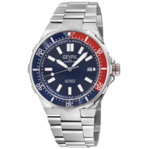 Gevril Ticonic Automatic Blue Dial Men's Watch 48990B