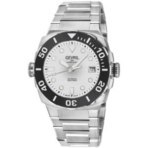 Gevril Fortuna Automatic White Dial Men's Watch 47406B