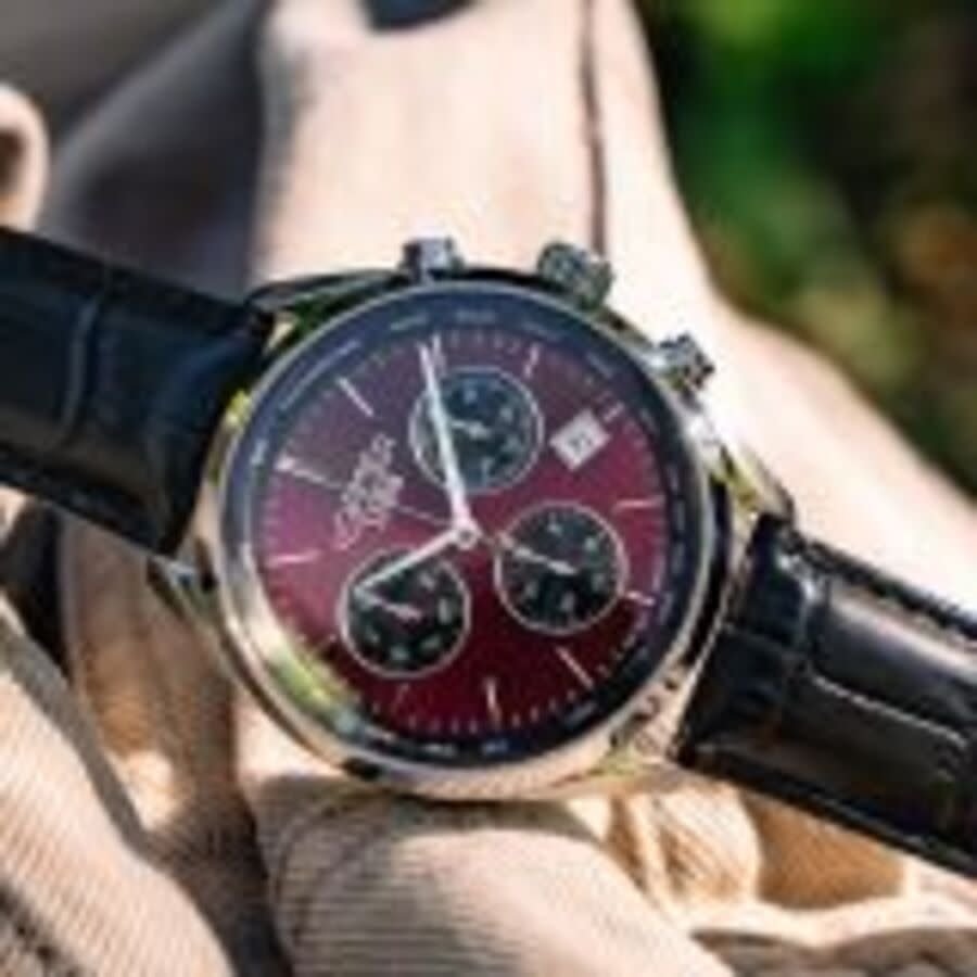 Roamer Pro Chrono Red Dial Men's Watch 993819 41 65 02 - Image 2