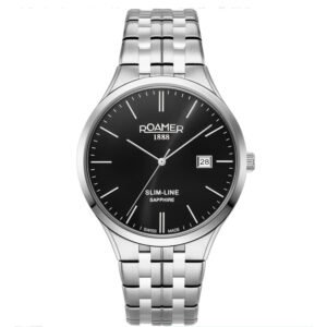 Roamer Slim-Line Classic Black Dial Men's Watch 512833 41 55 20