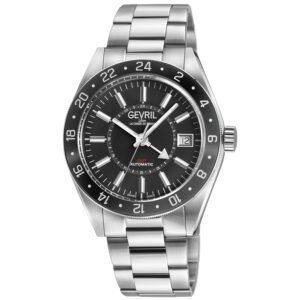 Gevril Belmont GMT Automatic Black Dial Men's Watch 42200B