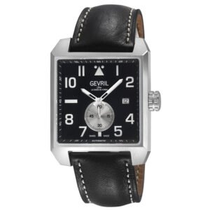 Gevril Herald Square Automatic Black Dial Men's Watch 44720
