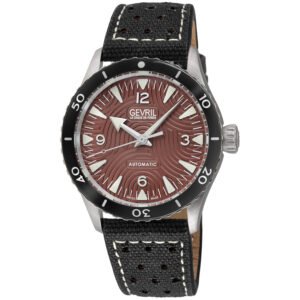 Gevril Franklin Automatic Red Dial Men's Watch 46811