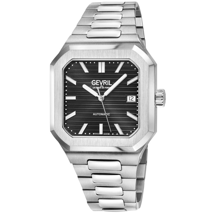 Gevril Grand Concourse Automatic Black Dial Men's Watch 41302B