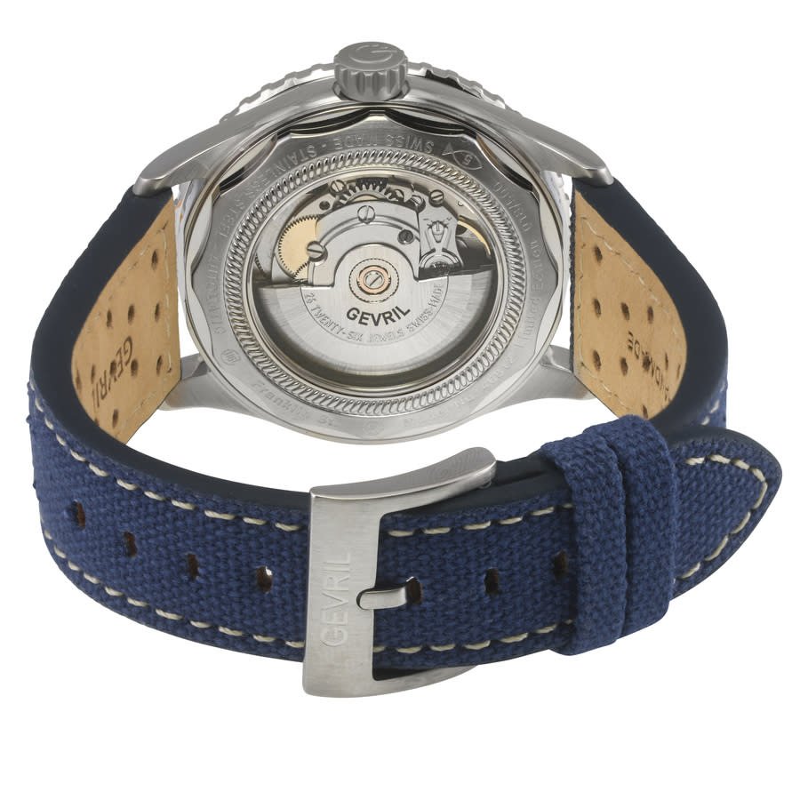 Gevril Franklin Automatic Blue Dial Men's Watch 46812 - Image 3