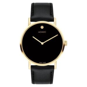 Movado Signature Quartz Black Dial Men's Watch 0607591
