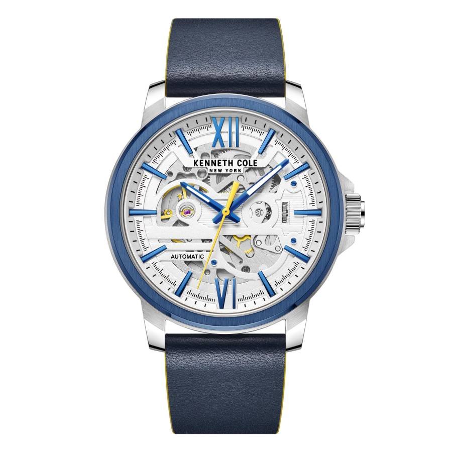 Kenneth Cole New York Automatic White Skeleton Dial Men's Watch KCWGE2217120