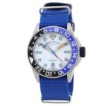 Armand Nicolet JSH GMT Automatic Silver Dial Batman Bezel Men's Watch A487RGU-AU-BN22481AAUU