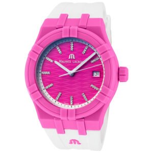 Maurice Lacroix Aikon Tide Quartz Pink Dial Men's Watch AI2008-FFFF1-3A0-0