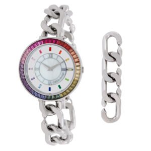 Ciga Design Sparkle Quartz Crystal White Dial Ladies Watch D022-SIRB-3SS