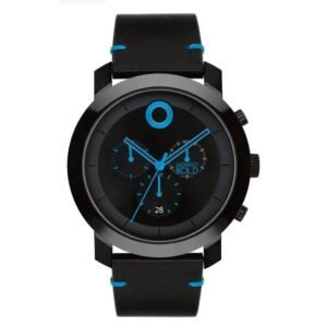 Movado Impulse Chronograph Quartz Black Dial Men's Watch 3601067