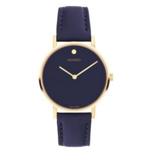 Movado Signature Quartz Blue Dial Ladies Watch 0608094