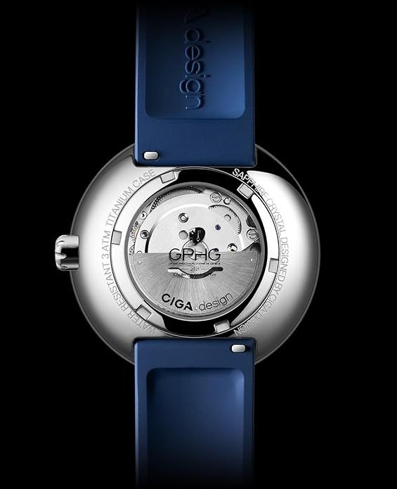 Ciga Design Blue Planet II-43 Automatic Blue Dial Men's Watch U038-SU01-6U - Image 3
