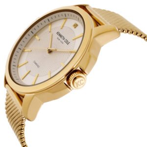 Kenneth Cole Genuine Diamond Quartz Champagne Dial Men's Watch KCWGG7001206