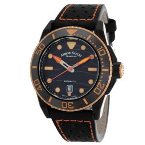 Armand Nicolet JSH Automatic Black Dial Men's Watch A480PQS-NO-P0668NO8