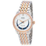 Mido Baroncelli Smiling Moon Automatic White Dial Ladies Watch M0272072201001