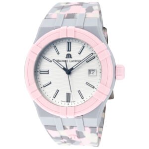 Maurice Lacroix Aikon Tide Camo Quartz White Dial Watch AI2008-2992Z-000-0