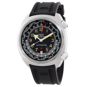 Glycine Airman SST GMT Automatic Black Dial Men's Watch GL0312