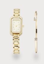 Pier One SET Watch gold coloured