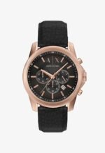 Armani Exchange Chronograph watch black