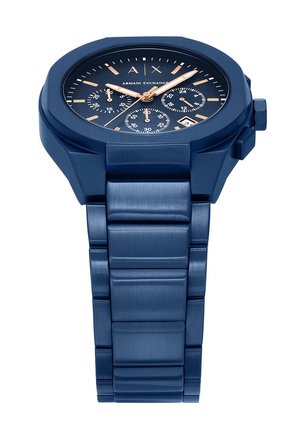 Armani Exchange TRADITIONAL SYNC Chronograph watch blue - Image 2