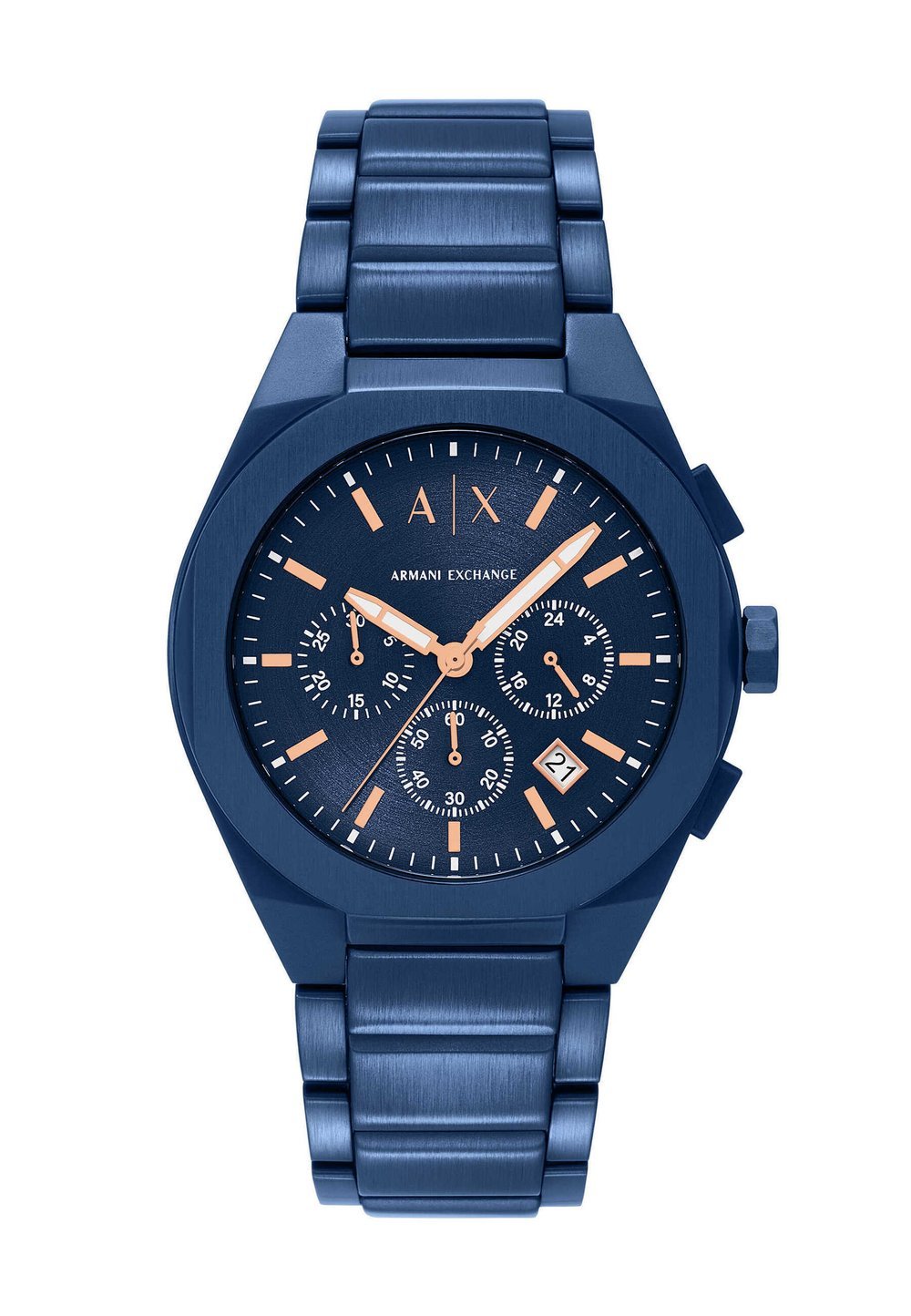 Armani Exchange TRADITIONAL SYNC Chronograph watch blue - Image 5
