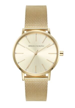 Armani Exchange Watch gold coloured