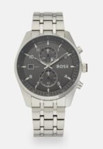 BOSS SKYTRAVELLER Watch silver coloured/black