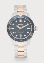 BOSS TROPER SPORT Watch silver coloured/blue